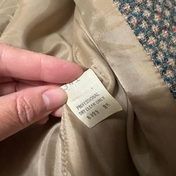 Vintage Adolfo Sport Wool Blazer – 80s/90s Classic Power Look – Size 6 - Picture 5 of 6